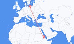 Flights from Shire, Ethiopia to Poznań, Poland