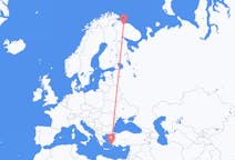 Fly fra Murmansk til Kos