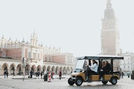Recorrido por la ciudad de Cracovia en coche eléctrico con entrada opcional a la sinagoga antigua o al ayuntamiento