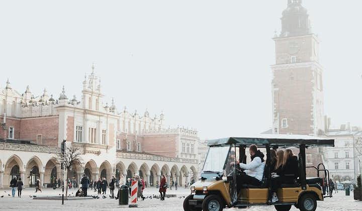 Krakow City Tour by Electric Car with optional Old Synagogue or Town Hall ticket