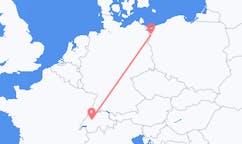 Flights from Bern, Switzerland to Szczecin, Poland