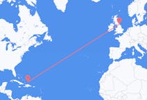 Flights from Cockburn Town, Turks & Caicos Islands to Durham, England, the United Kingdom