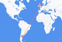 아르헨티나 코모도로 리바다비아에서 출발해 웨일즈 카디프까지(으)로 가는 항공편