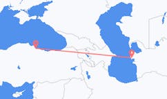 Flights from from Türkmenbaşy to Samsun