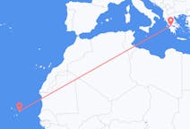 Flyg från Boa Vista (kommun i Brasilien, Roraima, lat 3,19, long -60,61), Kap Verde till Patras, Grekland