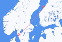 Voli da Kokkola, Finlandia a Göteborg, Svezia