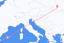 Fly fra Ivano-Frankivsk til Palma de Mallorca