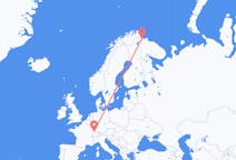 Flüge von Basel, die Schweiz nach Kirkenes, Norwegen