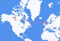 Flyg från Yellowknife, Kanada till Leeds, Kanada