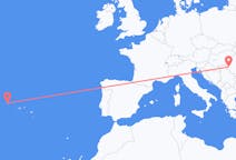 Flights from Flores Island, Portugal to Timișoara, Romania