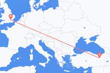 Flyrejser fra Erzincan til London