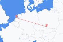 Flyg från amsterdam, Nederländerna till Ostrava, Tjeckien