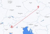 Flights from Brno, Czechia to Milan, Italy