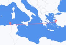 出发地 阿尔及利亚出发地 安纳巴目的地 希腊萨摩斯的航班