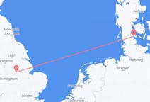 Flyrejser fra Sønderborg, Danmark til Nottingham, England