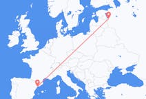 Flights from Pskov, Russia to Reus, Spain