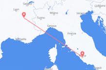 Vluchten van Grenoble, Frankrijk naar Rome, Italië