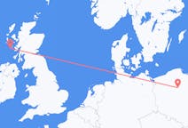 Flights from Tiree, Scotland to Bydgoszcz, Poland