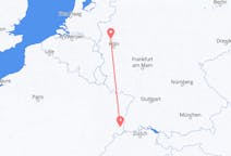 Flights from Basel in Switzerland to Düsseldorf in Germany