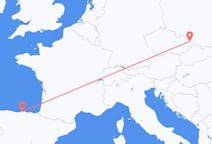 Flyg från Ostrava, Tjeckien till Santander, Spanien