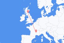 Flyreiser fra Le Puy-en-Velay, Frankrike, til Edinburgh, Frankrike