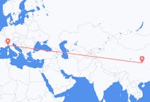 Flyrejser fra Xi'an til Genova
