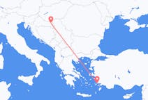 出发地 克罗地亚出发地 奧西耶克目的地 土耳其哈利卡那索斯的航班