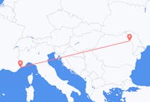 Flights from Nice in France to Iași in Romania