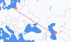 Рейсы из Туркменбаши, Туркменистан в Щитно, Польша