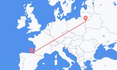 Flights from Grodno, Belarus to Bilbao, Spain