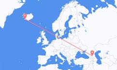 Fly fra Reykjavik til Nazran