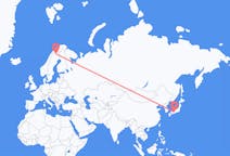 Flights from Kobe, Japan to Kiruna, Sweden
