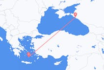 Flyg från Gelendzhik till Santorini
