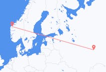 Fly fra Kazan til Volda