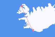 ตั๋วเครื่องบินจากเมืองVestmannaeyjarไปยังเมืองÍsafjörður