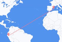 Flights from Jaén, Peru to Palma de Mallorca, Spain