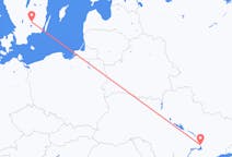 Vols depuis la ville de Zaporojie vers la ville de Växjö