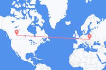 Flights from Edmonton to Kosice