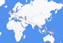 Flights from Wapenamanda District, Papua New Guinea to Kirmington, England