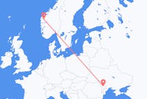 Flights from Chișinău, Moldova to Sandane, Norway