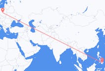 Flug frá Davao, Filippseyjum til Łódź, Póllandi