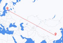 中国出发地 张家界市飞往中国目的地 赫尔辛基的航班