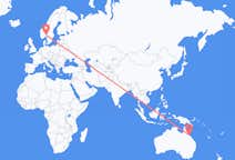 Flyg från Townsville, Australien till Oslo, Norge