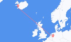 Flyreiser fra Duesseldorf, Tyskland til Reykjavík, Island