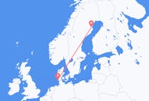 Voli da Skellefteå, Svezia a Westerland, Germania