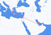 出发地 卡塔尔多哈目的地 希腊基西拉岛的航班