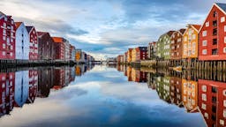 Flights from the city of Trondheim, Norway to Europe
