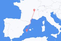 Flights from Ibiza, Spain to Lyon, France