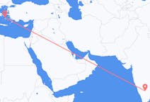 Flights from Bengaluru in India to Mykonos in Greece