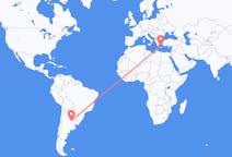 Flights from Santa Fe, Argentina to Santorini, Greece